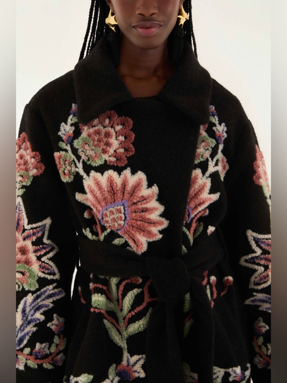 FARM RIO Marvelous Garden Fleece Coat - Picture 3 of 5